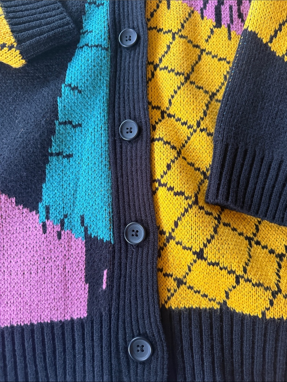 Disney Black Nightmare Before Christmas “Sally” Cardigan Sweater - Picture 3 of 11